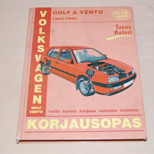 Korjausopas Volkswagen Golf & Vento 1992-1996
